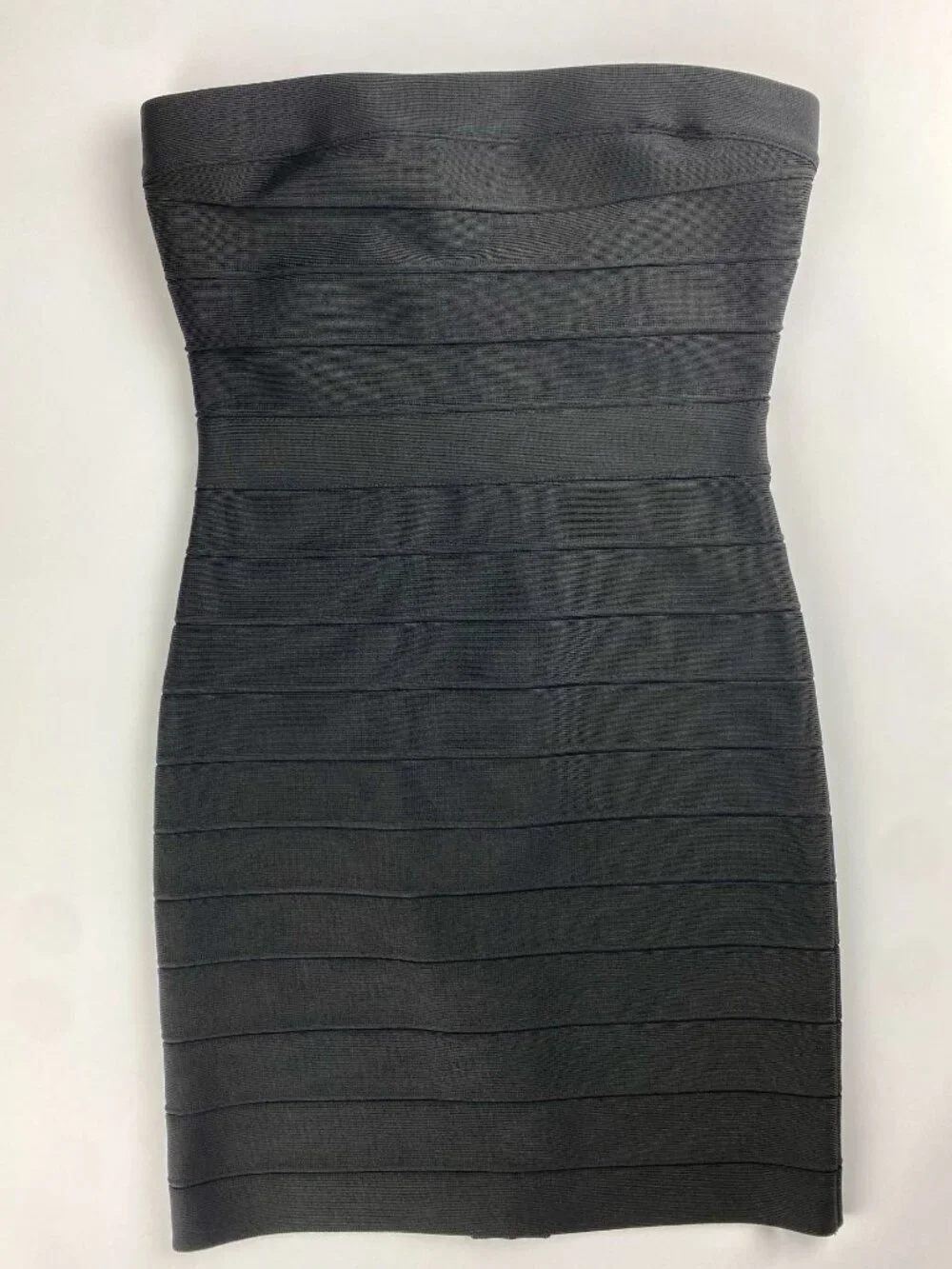 Herve Leger Black Strapless Bodycon Dress | Detachable Straps | NWT - Picture 8 of 10